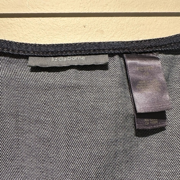 Vintage Liz Claiborne Denim Midi Skirt - Picture 2 of 7